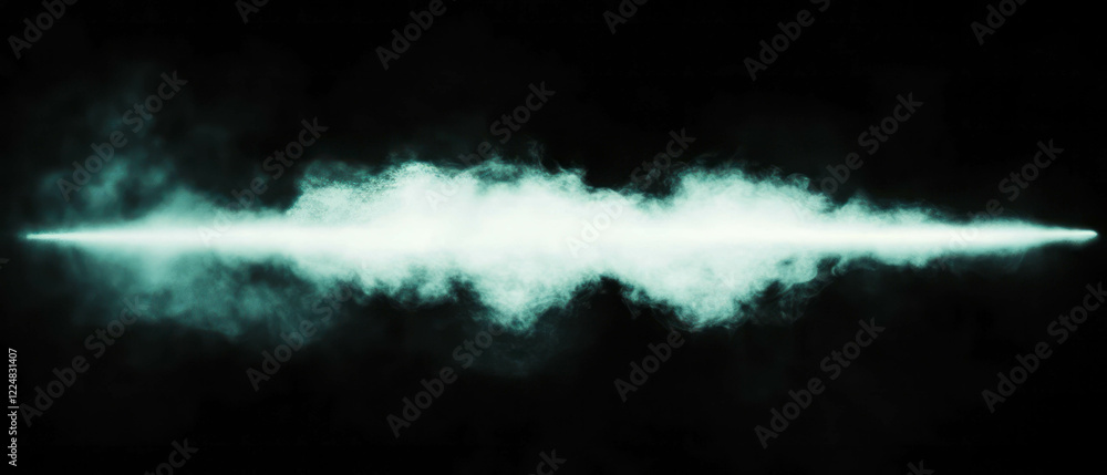 Poster overlay texture of settled dust against a black background with subtle light flares