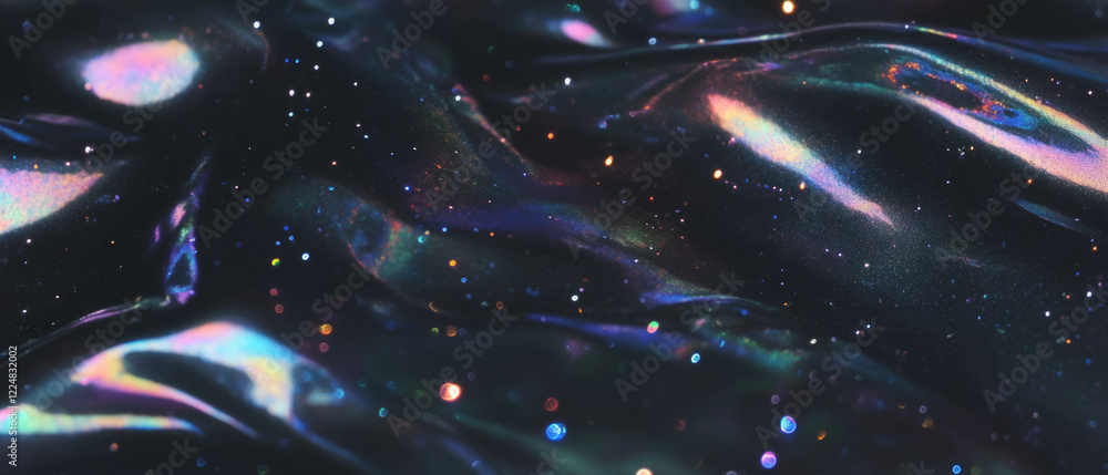 Poster elegant shimmer overlay texture with subtle light reflections on a dark background