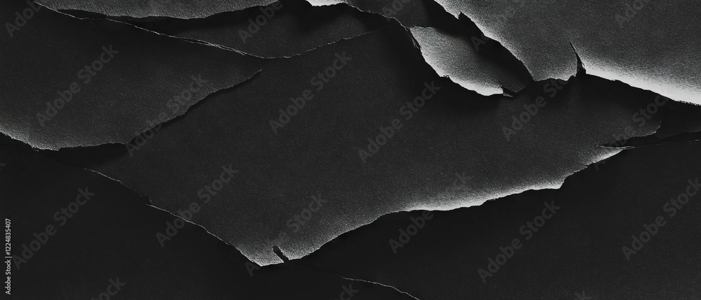 Aufkleber Smooth paper texture overlay with empty space against a dark background