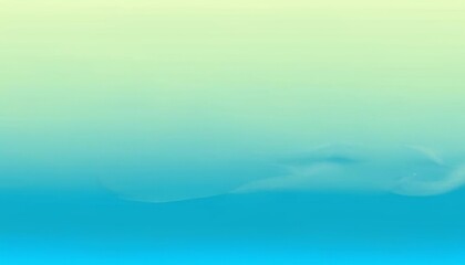 Obraz premium A smooth gradient of green and blue tones creates a calming, underwater-like atmosphere. The soft transition evokes depth, serenity, and tranquility. AI generated.