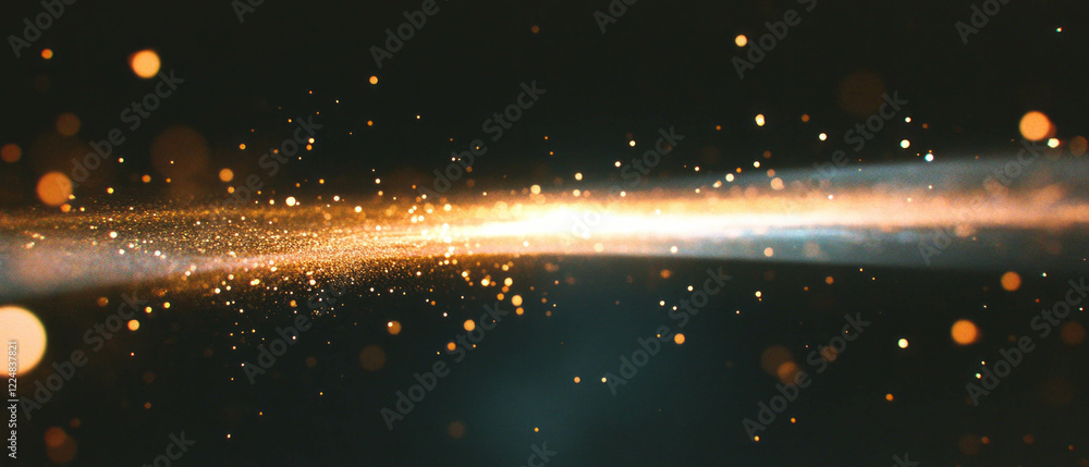Aufkleber soft diffused dust texture with gentle light glow against black background