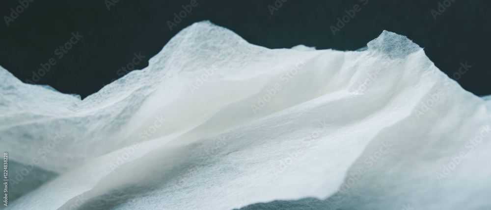 Poster textured paper overlay creating a gentle tactile impression on a black background