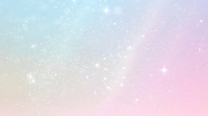 Sparkling Pastel Dream: An Abstract Background Illustration with Twinkling Particles and Gradient Colors