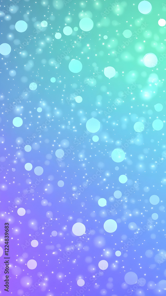 Poster abstract background creates a dreamy atmosphere with soft bokeh and shimmering sparkle effects beaut