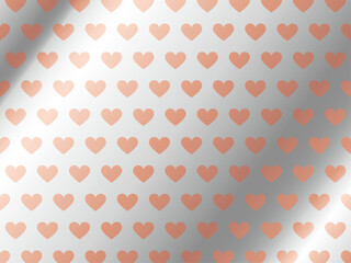 ハート柄1-2、8桃金