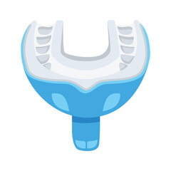 Dental Tray Icon for Oral Impressions and Treatments
