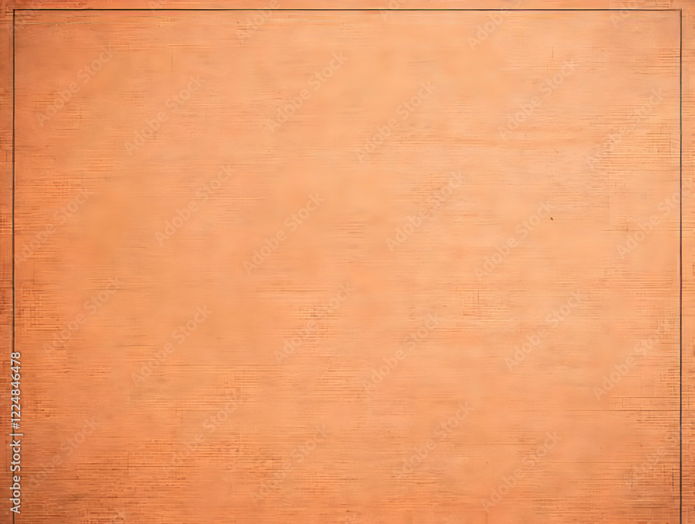 Poster light orange textured background with subtle stripes and a thin border creates a soft, elegant look 