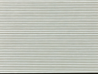 Obraz premium White Corrugated Metal Wall Texture Background with Horizontal Lines Pattern