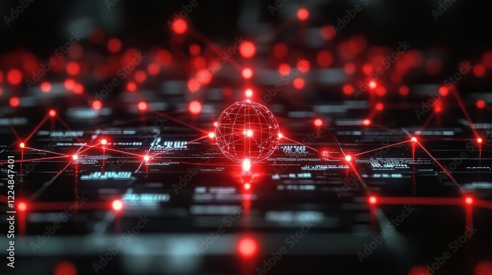 Poster analyzing fraudulent links in interconnected global bank accounts