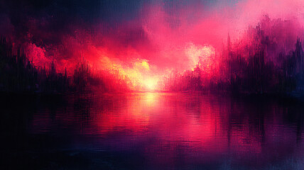 Obraz premium Pixelated abstract textured background in the colors of gray, lavender, and coral.