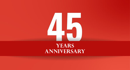 45 Years Anniversary Celebration.