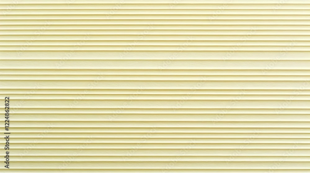 Poster close-up of cream-colored horizontal slatted surface demonstrates texture and pattern