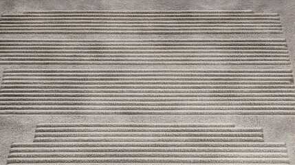 Obraz premium Textured Gray Concrete Steps Form a Repeating Pattern Background with Horizontal Lines