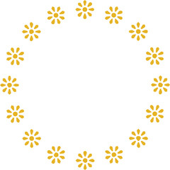 Beautiful flower art and mandala vector design