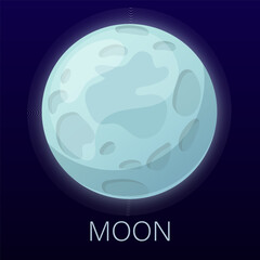 vector illustration of planets. Studying the location of planets and space, solar system. Science poster and education.