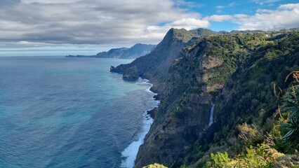view from the top of the cliff