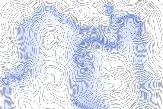 Abstract Topographic Contour Lines Background Creates a Sense of Depth and Dimension