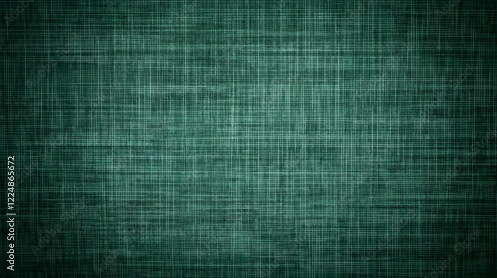 Poster dark green textured background with subtle grid pattern creates a woven fabric effect
