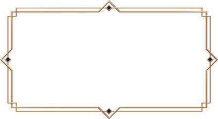 Art Deco Game Frame