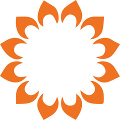 Beautiful flower art and mandala vector design