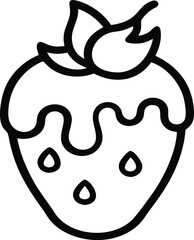 strawberry vector  image 