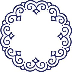 Beautiful flower art and mandala vector design