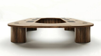 A table is a flat surface supported by legs, used for various purposes like dining, working, or displaying items. Tables come in different shapes and sizes, from small side tables to large dining or o