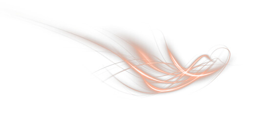 Obraz premium vibrant orange neon glow perfect for futuristic PNG designs, tech frames, or modern abstract night-themed visuals.