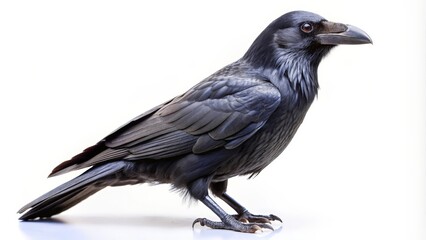 Fototapeta premium Common Raven Profile View
