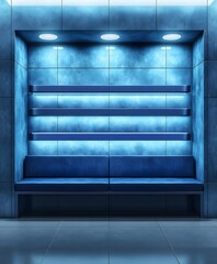 stage with spotlight