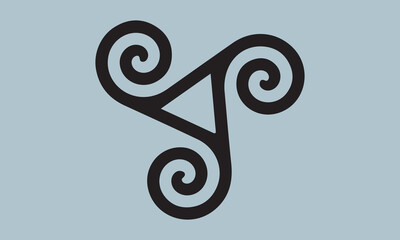 Celtic Knot  Silhouette illustration  ;illustration, vector, celtic knot, celtic style, in silhouette, pattern, green color, luck, no people, clover, celtic cross, irish culture, st. patrick's day, cl