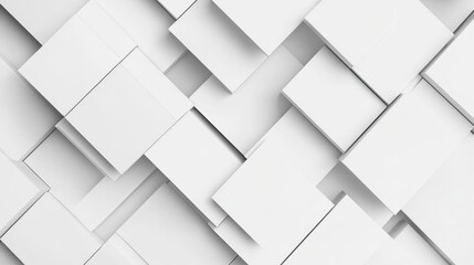 Obraz premium Abstract White Squares