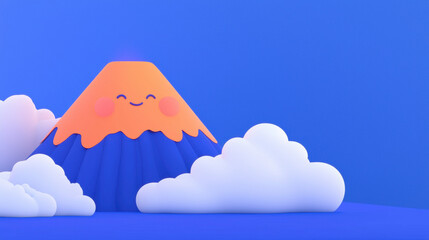 Unsolved mysteries, illustration, A stunning mountain peak enveloped by swirling clouds, showcasing high fidelity and detail, ideal for nature and landscape imagery.