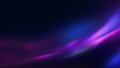 Purple blue pink abstract ultraviolet defocused radiance soft texture background. Dark black empty space. Neon blur glow. Color light overlay. Copy space.