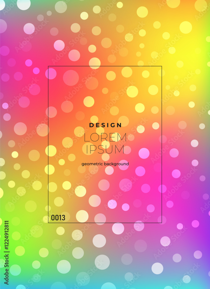 Aufkleber flat vector. minimal geometric background. dynamic shapes composition. eps10 vector.