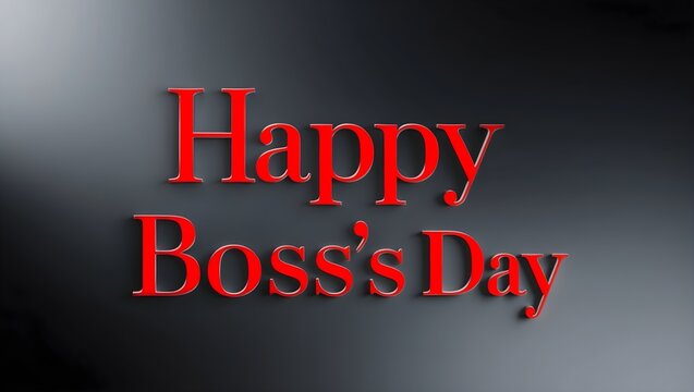 Happy Boss's Day Greeting Card
