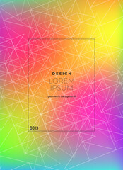 Flat vector. Minimal geometric background. Dynamic shapes composition. Eps10 vector.