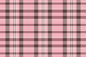 Elegant pink and brown plaid pattern.  Perfect for textile design, website backgrounds, or scrapbooking projects.  Subtle yet stylish, this seamless texture offers a versatile aesthetic.