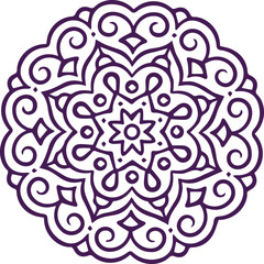Beautiful flower art and mandala vector design