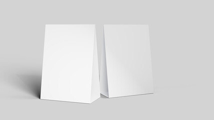 white tent mockup