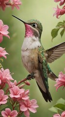 hummingbird in flight