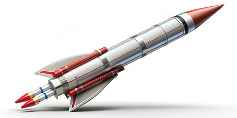 Naklejka premium Rocket Launch Vehicle
