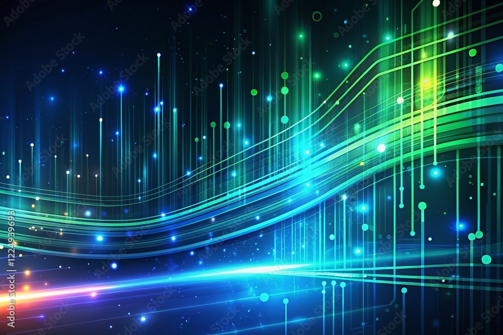 Poster sleek ai coding: generative intelligence & future tech development