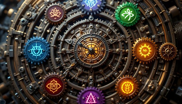 Steampunk Clockwork Cosmos