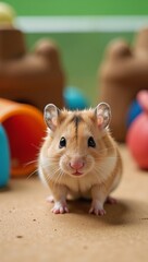 Fototapeta premium Image of a hamster rodent mammal