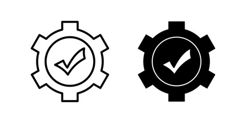 easy installation Icon set. Symbol isolated white background. vector illustration. color editable.