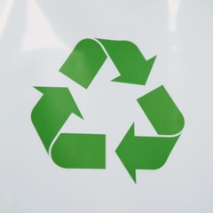 eco-friendly recycling symbol PET packaging promoting environmental sustainability and green initiatives within the context of world conservation