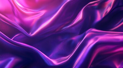 Obraz premium Abstract Purple and Pink Silk Drape: A Luxurious Textured Background
