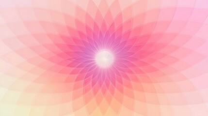 Fototapeta premium Abstract Pink Flower Mandala Design Artwork