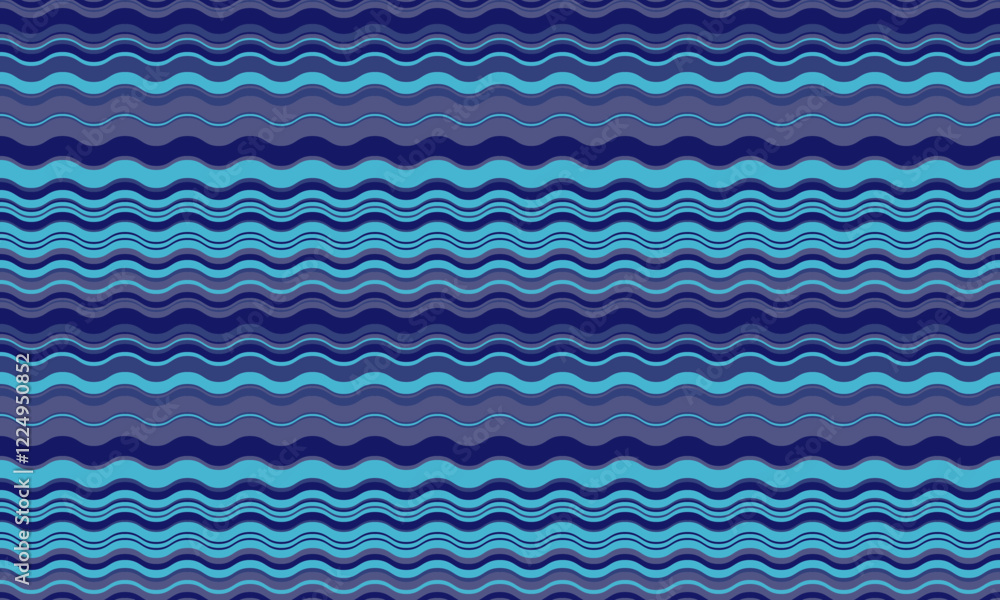 Poster abstract background with wavy stripes in vibrant colors, creating a rippled, liquid effect. smooth c
